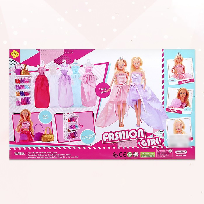 Кукла-модель «Тина» с набором платьев, с аксессуарами, МИКС - фото 9 - id-p180502064