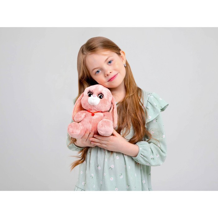 Мягкая игрушка «Зайка Ла-Пу-Ля», цвет розовый, 20 см - фото 6 - id-p199389956