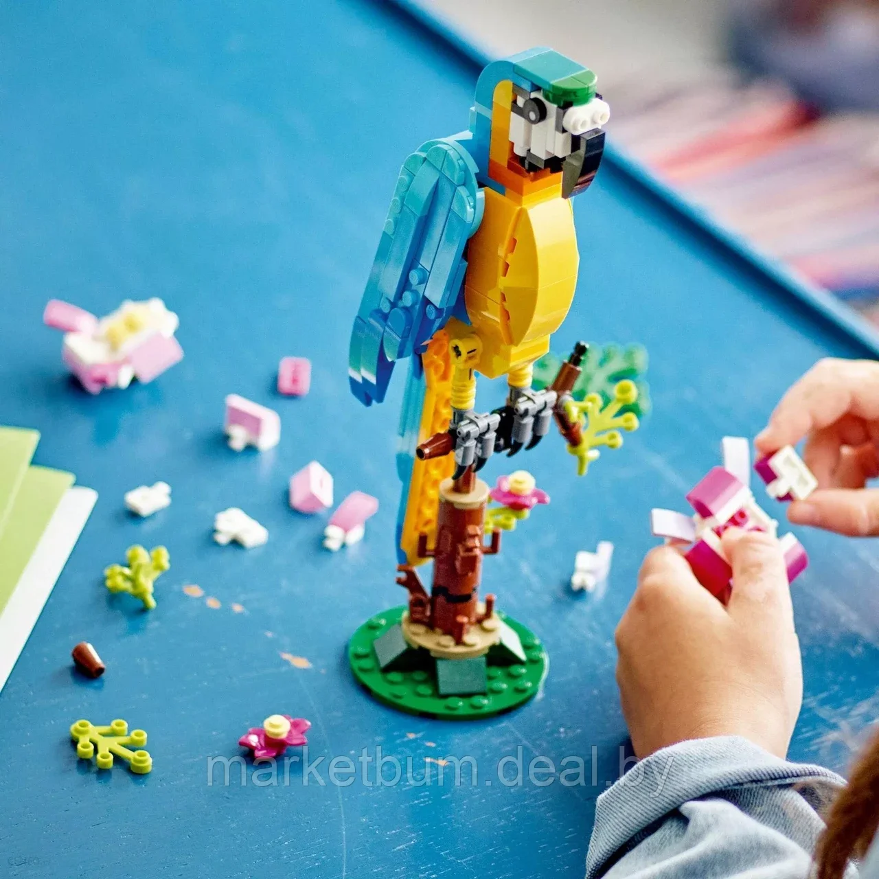 Конструктор LEGO Creator 31136, «Экзотический попугай 3 в 1» - фото 5 - id-p216819541
