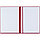 Папка адресная А4 с тиснеными золотыми уголками "ВИНЬЕТКА", с поролоном, красная, арт. 130287, фото 2