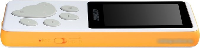 MP3 плеер Digma S4 8GB (белый/оранжевый) - фото 5 - id-p216870179
