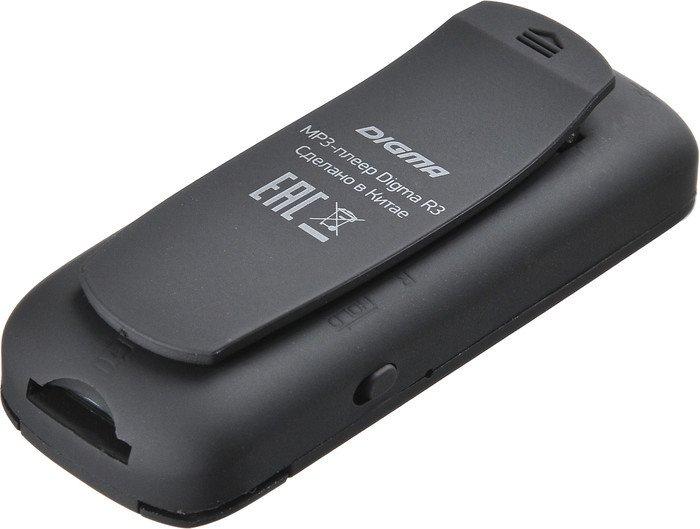 MP3 плеер Digma R3 8GB (черный) - фото 3 - id-p216870181