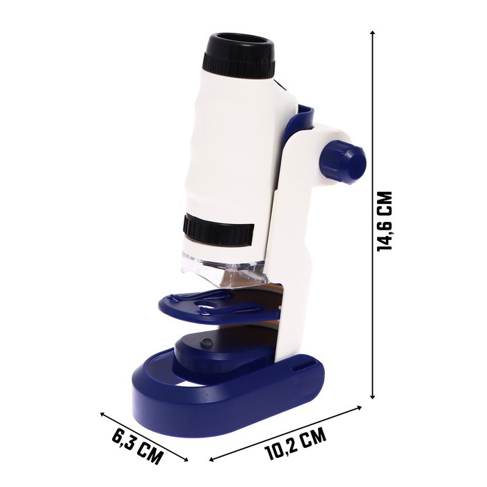 Лабораторный микроскоп, трансформируется, 10 вспомогательных предметов - фото 1 - id-p180511426