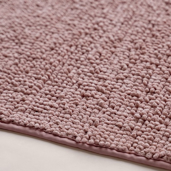 Комплект ковриков для ванны «Памп», размер 50x60 cм, 60x100 см, цвет розовый - фото 2 - id-p215483098
