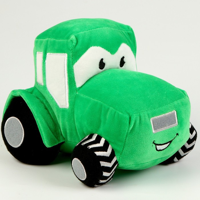 Мягкая игрушка машина, цвет зелёный - фото 3 - id-p214394854