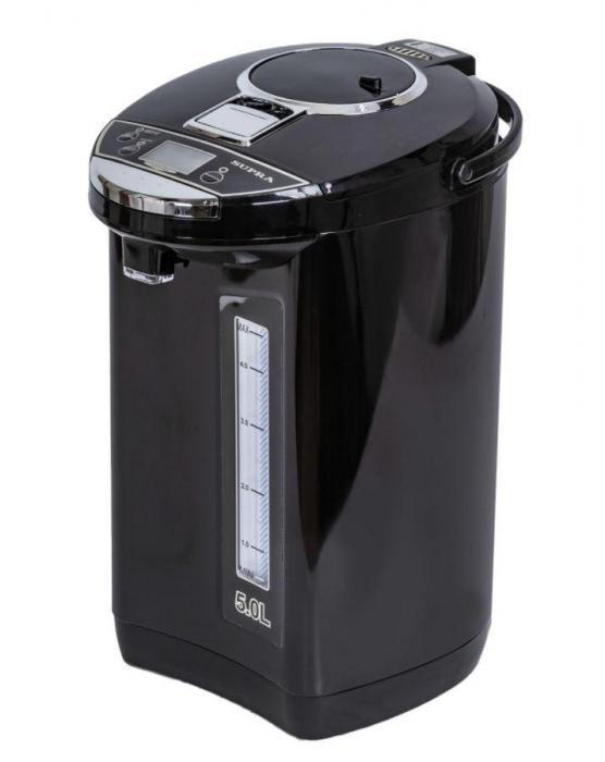 Термопот SUPRA TPS-5911 черный чайник-термос электрический 5 литров - фото 1 - id-p216717512
