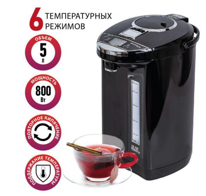 Термопот SUPRA TPS-5911 черный чайник-термос электрический 5 литров - фото 2 - id-p216717512