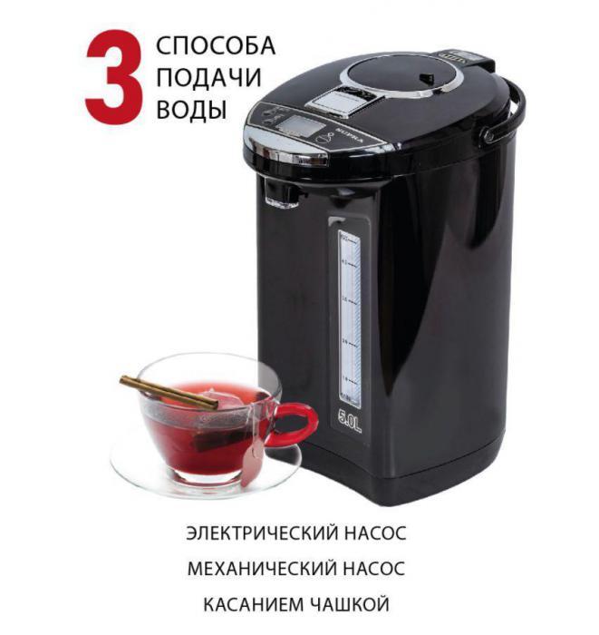 Термопот SUPRA TPS-5911 черный чайник-термос электрический 5 литров - фото 4 - id-p216717512