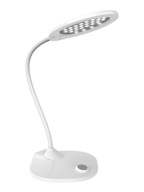 Настольная сенсорная светодиодная лампа Ritmix LED-610 белый светильник гибкий для чтения школьника - фото 1 - id-p216153857