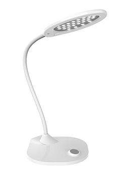 Настольная сенсорная светодиодная лампа Ritmix LED-610 белый светильник гибкий для чтения школьника