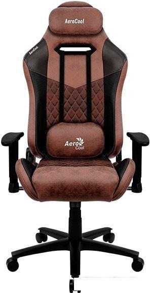 Игровое геймерское компьютерное кресло стул для компьютера геймера AeroCool Duke Punch Red на колесиках - фото 1 - id-p216485343