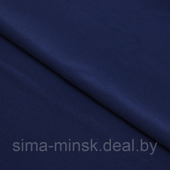 Ткань костюмная, ширина 150 см, цвет синий - фото 1 - id-p216900570