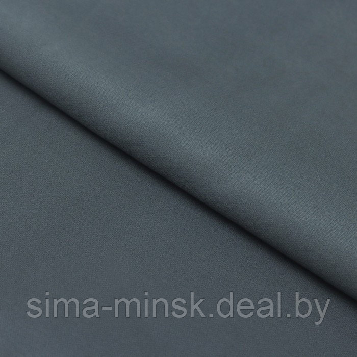 Ткань костюмная бистрейч, ширина 150 см, цвет тёмно-серый - фото 1 - id-p216900641