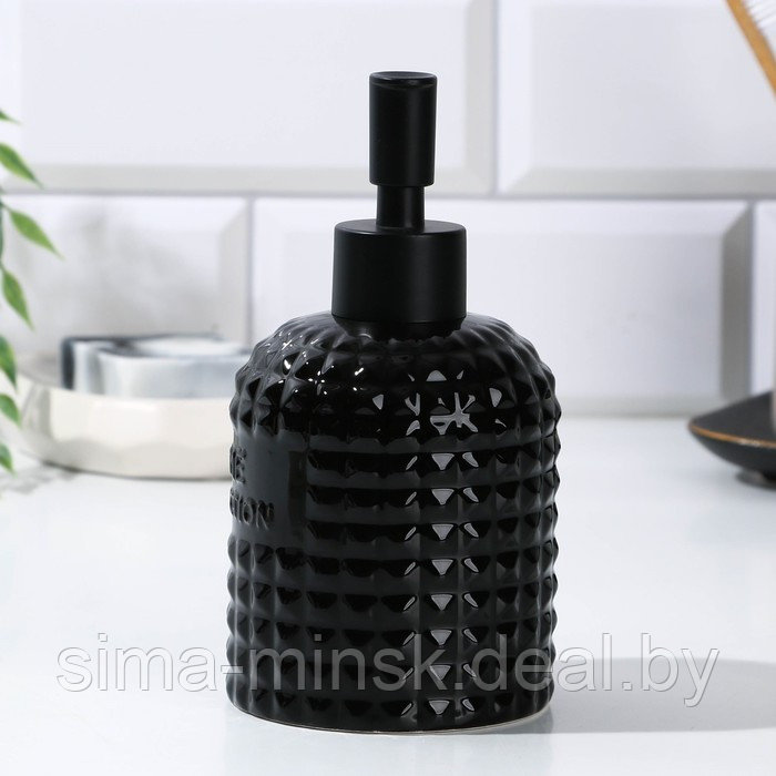 Дозатор для ванной, черный ,7 х 7 х 11 см - фото 2 - id-p216901628