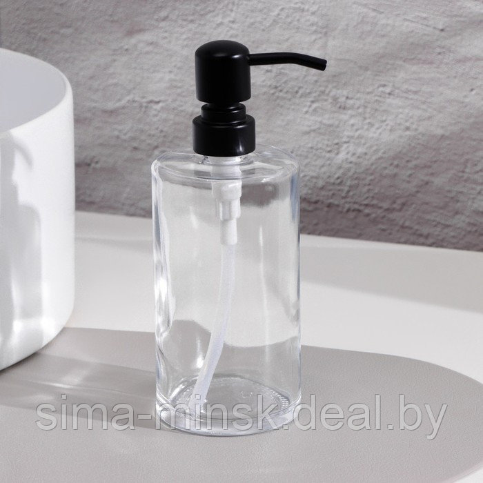 Дозатор для ванной, 500 мл, стекло, прозрачный - фото 2 - id-p216901632