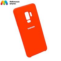 Чехол бампер Silicone Cover для Samsung Galaxy S9 (красный)