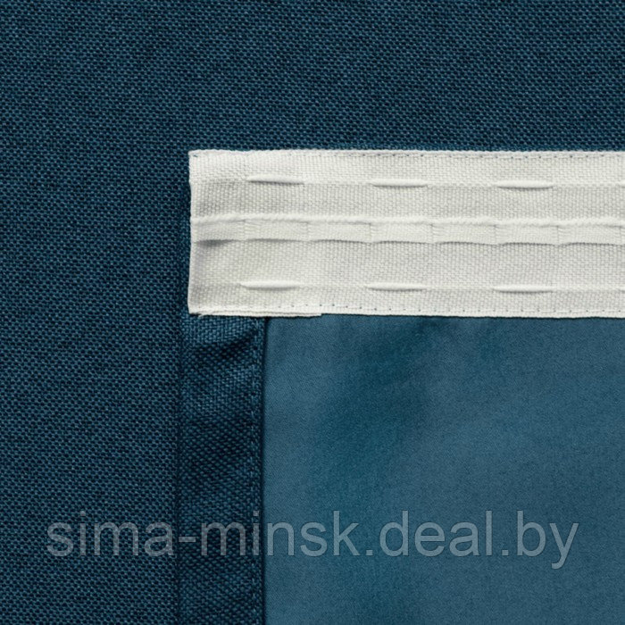 Комплект штор «Мерлин», размер 2х210х270 см, цвет синий - фото 4 - id-p216900320