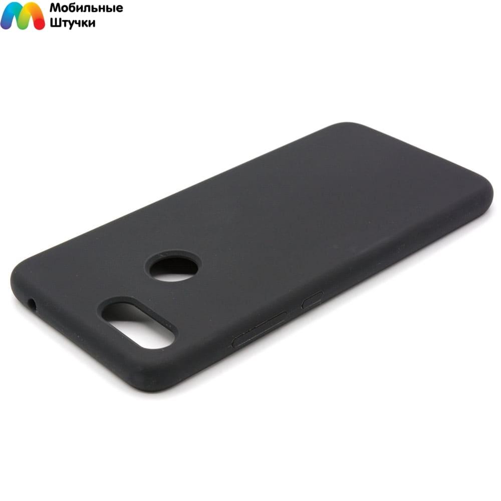 Чехол бампер Soft Touch Experts для Xiaomi Mi 8 lite (черный) - фото 2 - id-p216902103