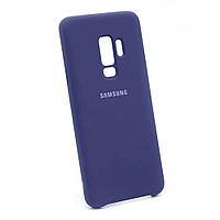Чехол бампер Silicone Cover для Samsung Galaxy S9 Plus (синий)