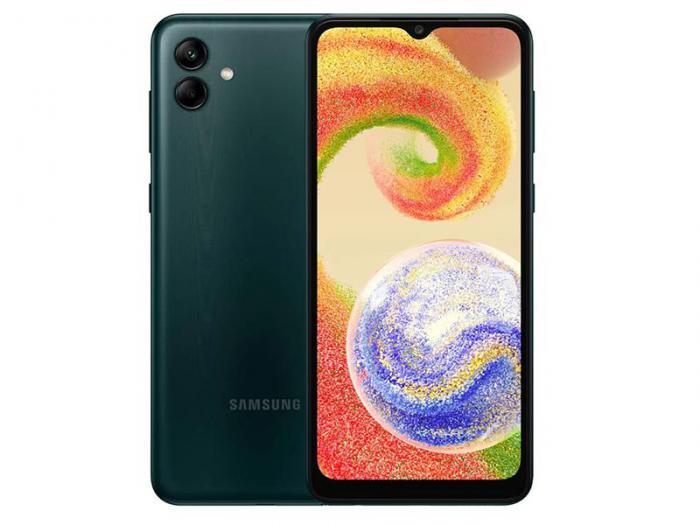 Сотовый телефон Samsung SM-A045 Galaxy A04 3/32Gb Green - фото 1 - id-p216512405