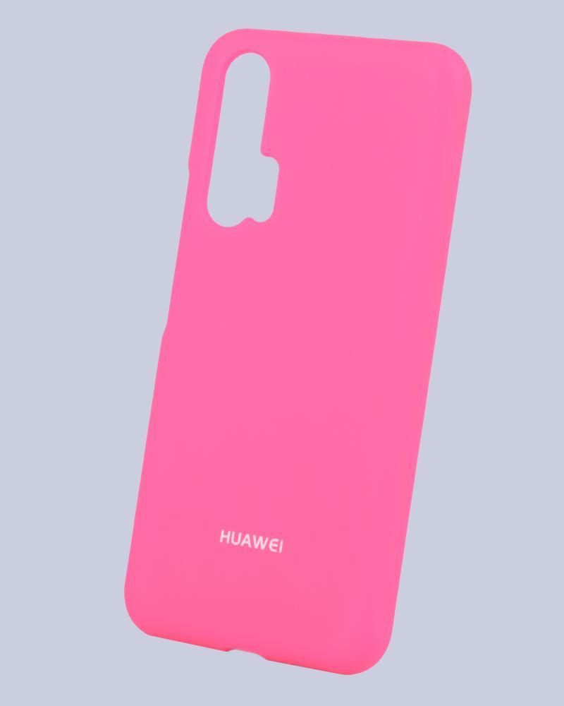 Силиконовый чехол для Huawei Honor 20 Pro (розовый) - фото 1 - id-p216902842