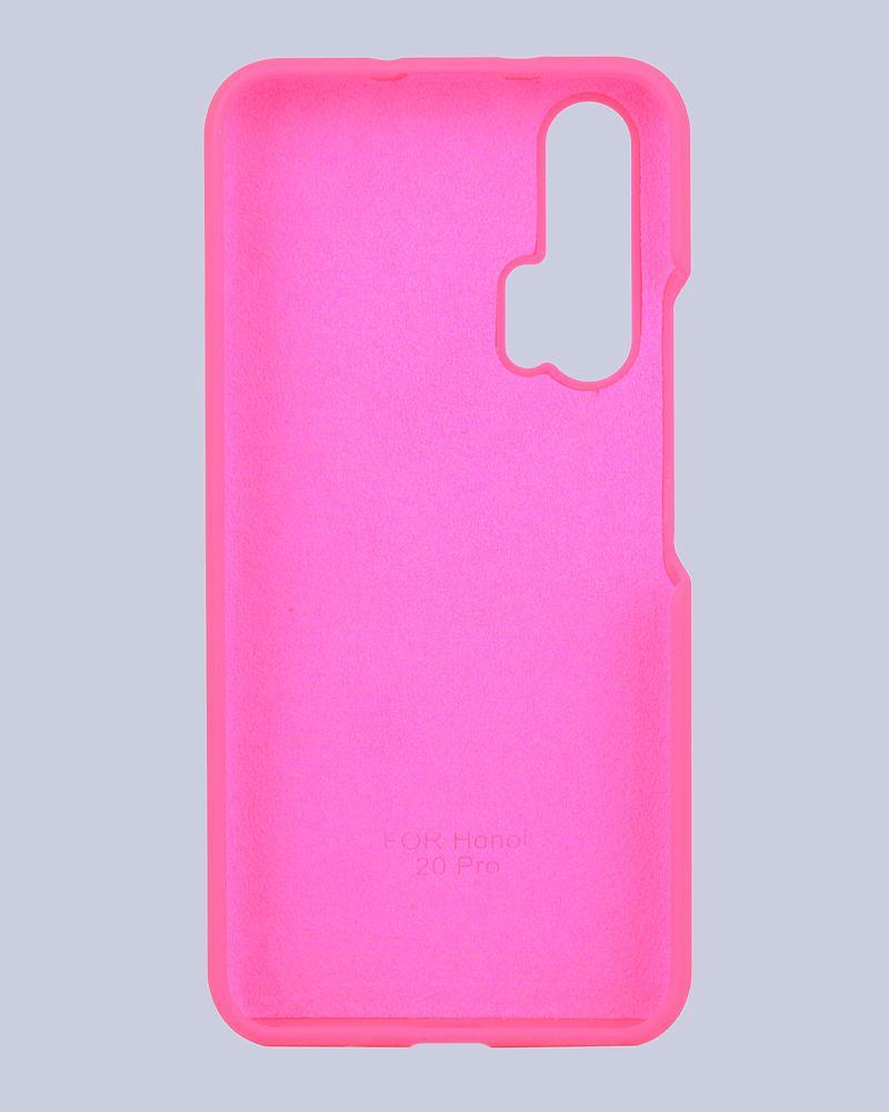 Силиконовый чехол для Huawei Honor 20 Pro (розовый) - фото 2 - id-p216902842