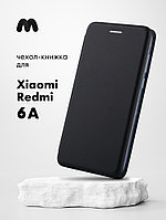 Чехол книжка для Xiaomi Redmi 6A (черный)