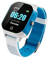 Часы телефон Smart Baby Watch Wonlex GW700S (бело-голубой)