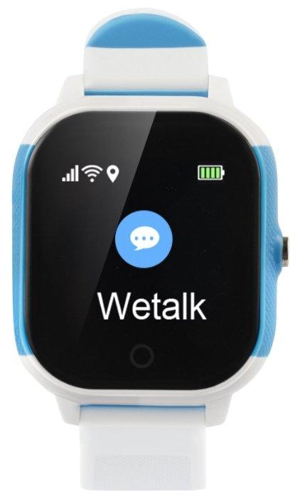 Часы телефон Smart Baby Watch Wonlex GW700S (бело-голубой) - фото 2 - id-p216901748