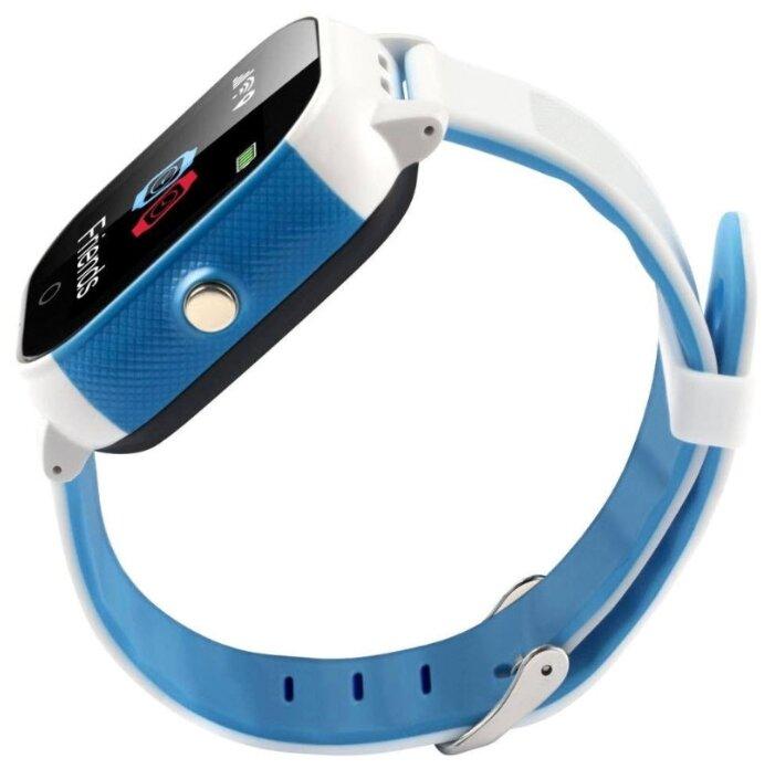 Часы телефон Smart Baby Watch Wonlex GW700S (бело-голубой) - фото 3 - id-p216901748