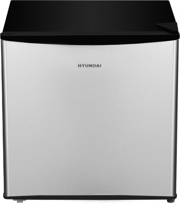 Настольный мини холодильник для косметики напитков HYUNDAI CO0502 серебристый/черный - фото 1 - id-p216717351