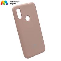 Чехол бампер Silicone Cover для Xiaomi Redmi 7 (пудра)