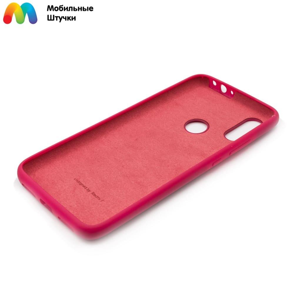 Чехол бампер Silicone Cover для Xiaomi Redmi 7 (пудра) - фото 3 - id-p216902278