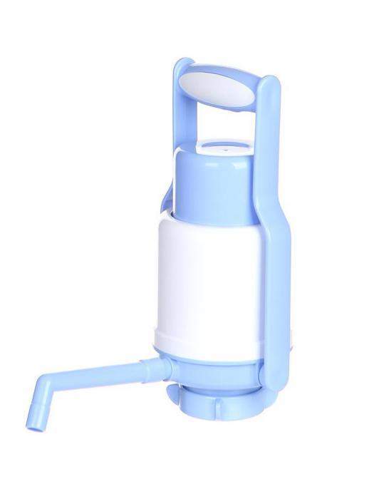 Помпа водяная ручная Aqua Work Dolphin Eco+ Light Blue механическая для бутылей - фото 1 - id-p216649850