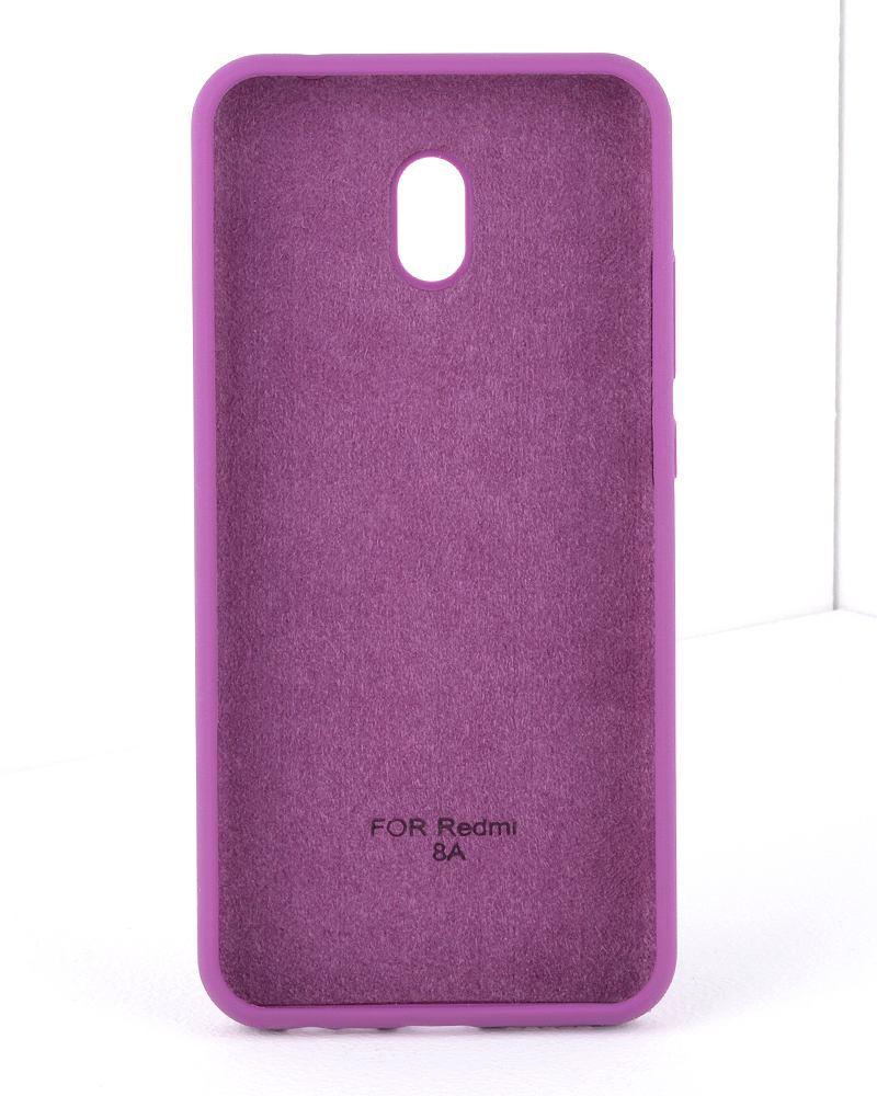 Силиконовый чехол для Xiaomi Redmi 8A (фиолетовый) - фото 2 - id-p216902321
