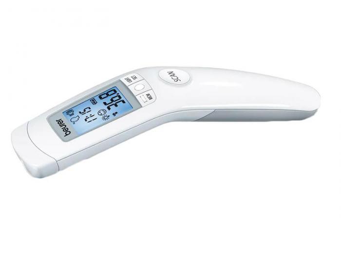 Термометр для тела электронный бесконтактный инфракрасный цифровой детский автоматический для лба Beurer FT90