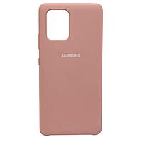 Чехол бампер Silicone Cover для Samsung Galaxy S10 lite, A91, M80S (пудровый)