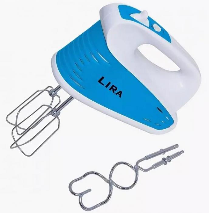 Погружной миксер ручной электрический для кухни с венчиками LIRA LR 0301