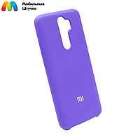 Чехол бампер Silicone Cover для Xiaomi Redmi Note 8 Pro (фиолетовый)