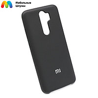 Чехол бампер Silicone Cover для Xiaomi Redmi Note 8 Pro (черный)