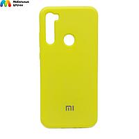 Чехол бампер Silicone Cover для Xiaomi Redmi Note 8T (желтый)