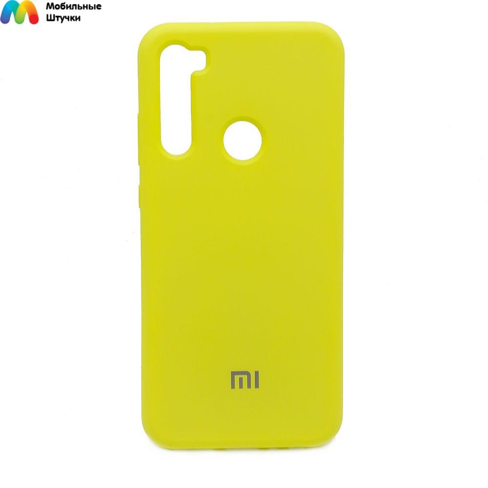 Чехол бампер Silicone Cover для Xiaomi Redmi Note 8T (желтый) - фото 1 - id-p216902460