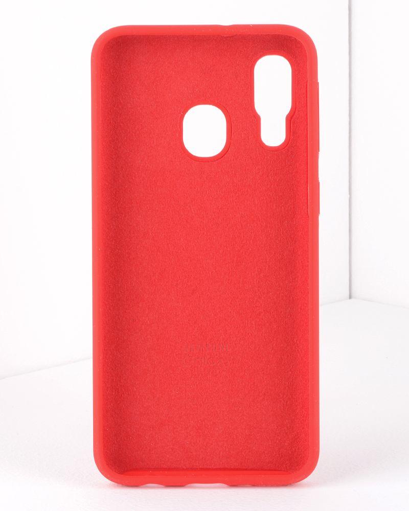 Силиконовый чехол для Samsung Galaxy A40 (красный) - фото 2 - id-p216902563