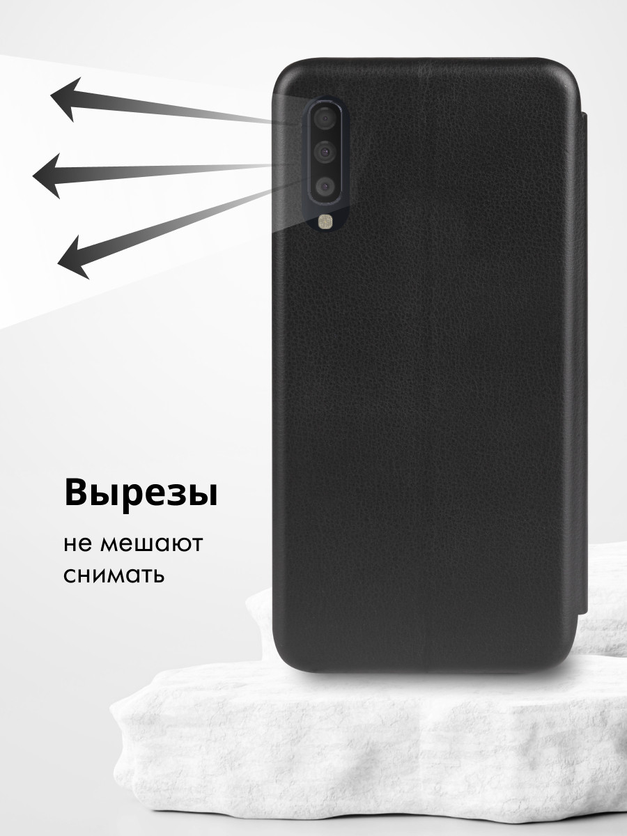 Чехол книжка для Samsung Galaxy A70 (черный) - фото 6 - id-p216902642