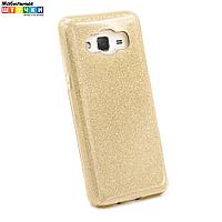 Чехол бампер Fashion Case для Samsung Galaxy J5 (2016) J510 (золотой)
