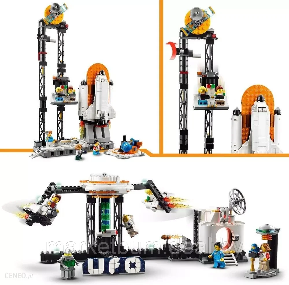 Конструктор LEGO Creator 31142, Космические американские горки 3 в 1 - фото 4 - id-p216902728