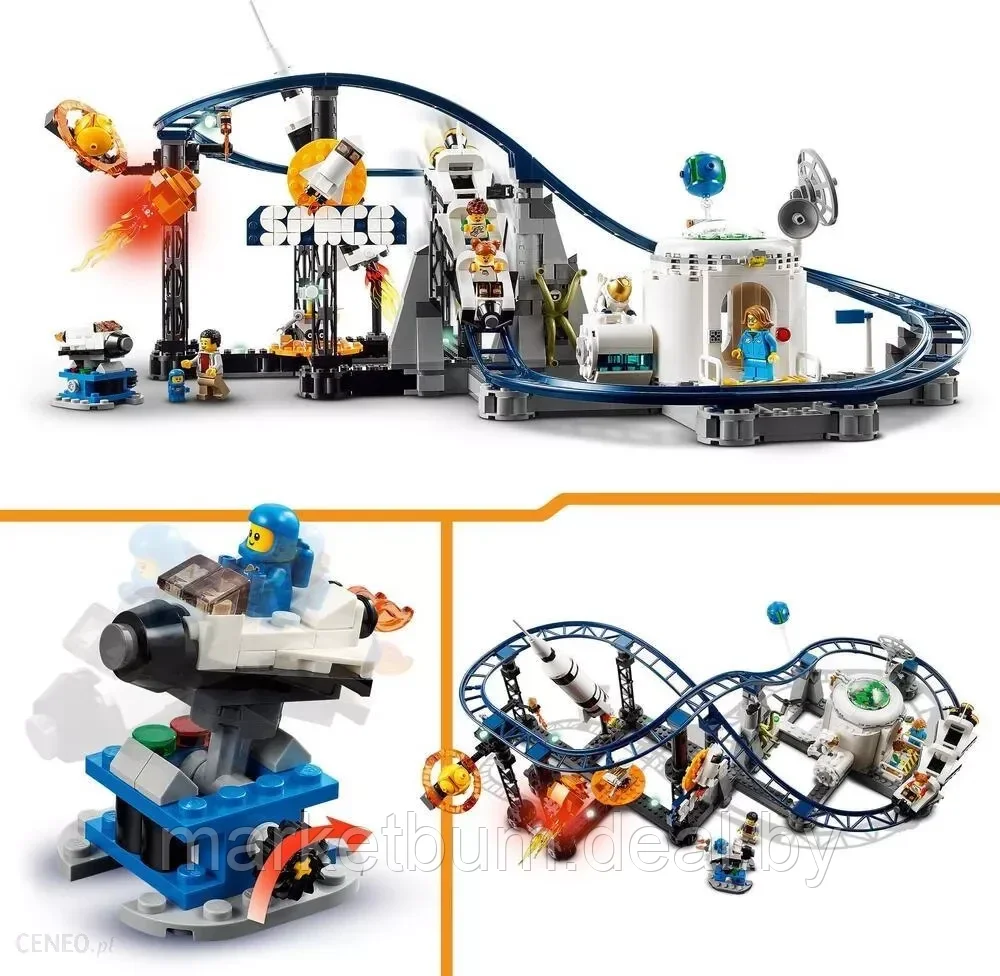 Конструктор LEGO Creator 31142, Космические американские горки 3 в 1 - фото 6 - id-p216902728