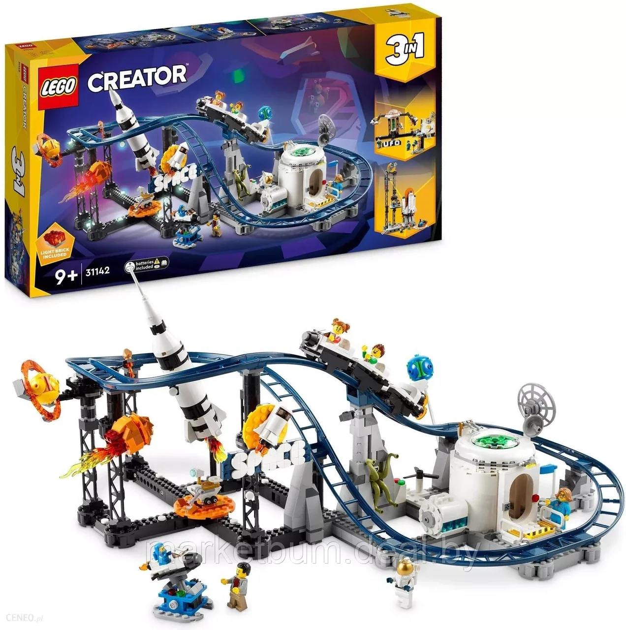 Конструктор LEGO Creator 31142, Космические американские горки 3 в 1 - фото 1 - id-p216902728