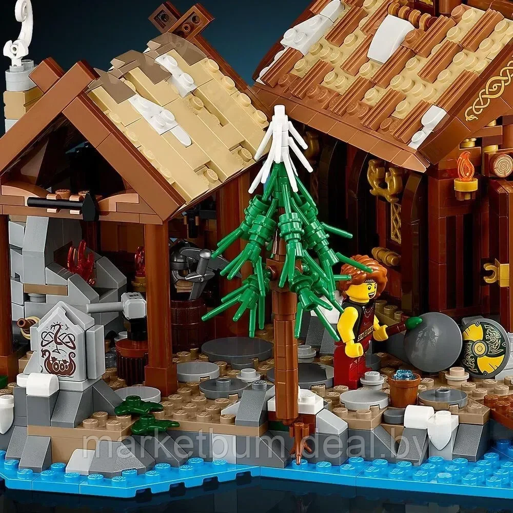 Конструктор LEGO Ideas 21343, Деревня викингов - фото 4 - id-p216903879