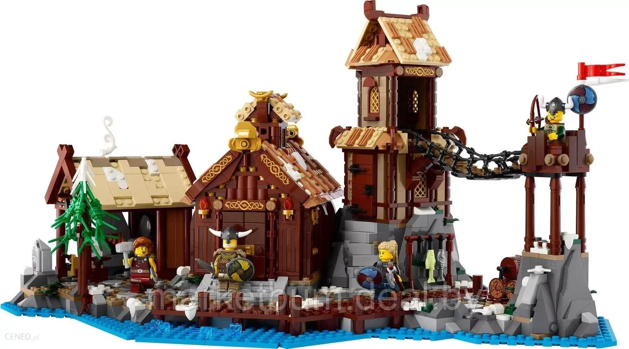 Конструктор LEGO Ideas 21343, Деревня викингов - фото 3 - id-p216903879